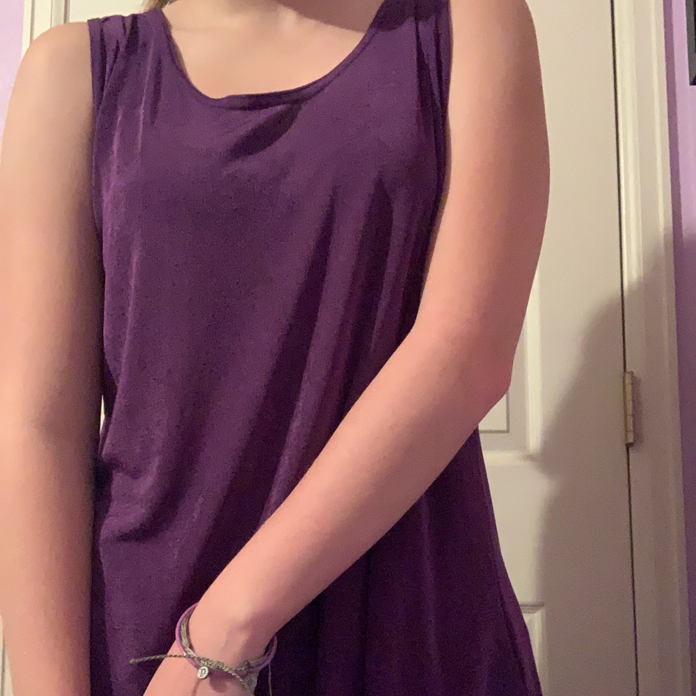 Purple Tank Dress